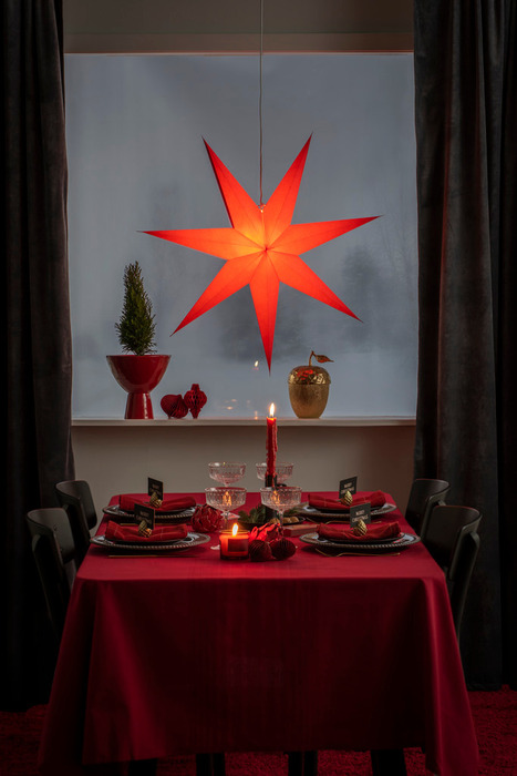 Adventsstjärna Röd Ø78 cm Konstsmide